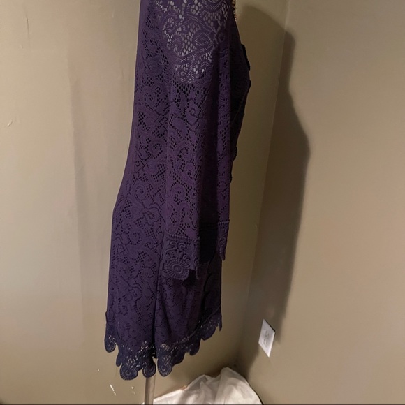 Laundry Women’s Navy Lace Overlay Dress SZ 2 - Picture 7 of 13